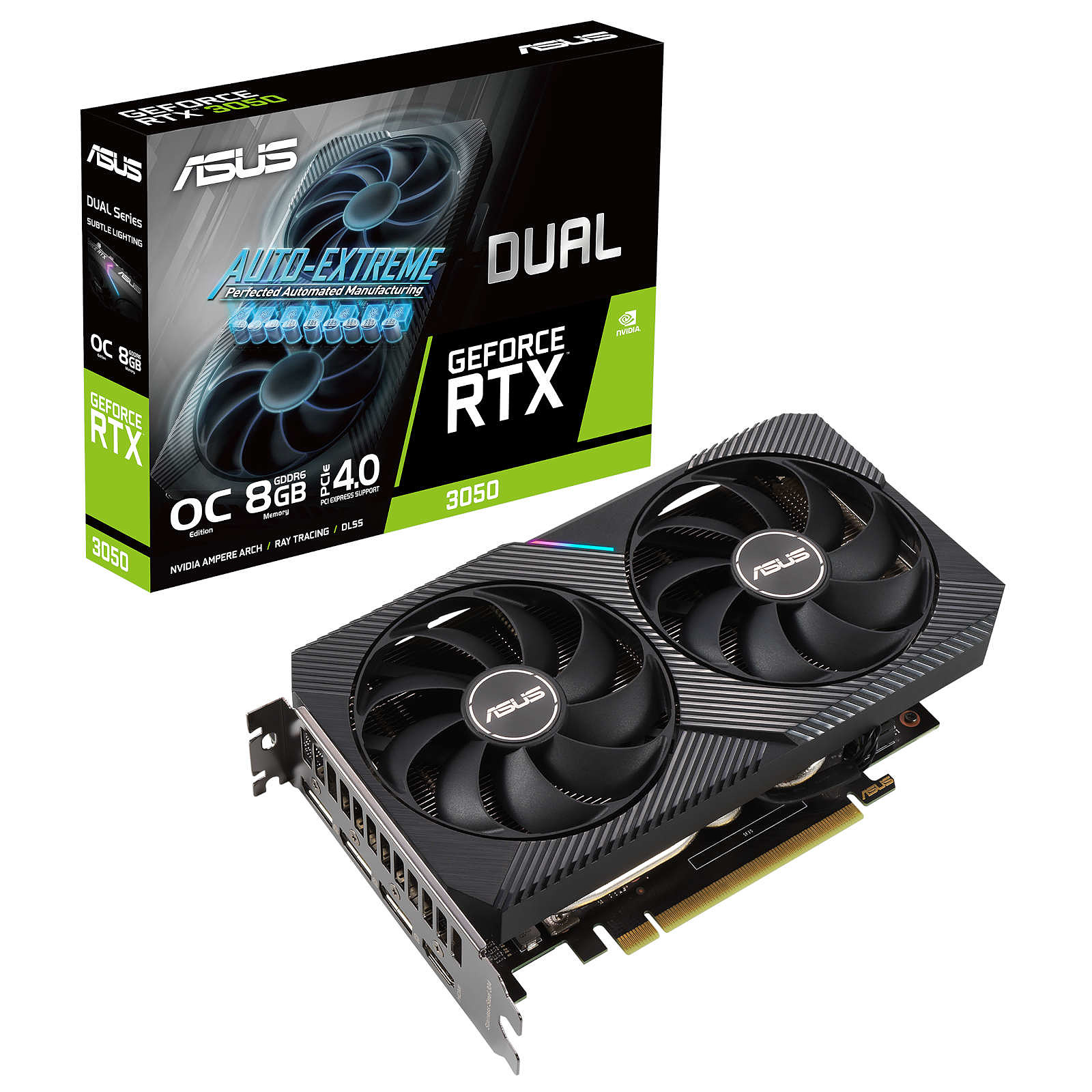 CARTE GRAPHIQUE ASUS RTX 3050 OC DUAL 6GB