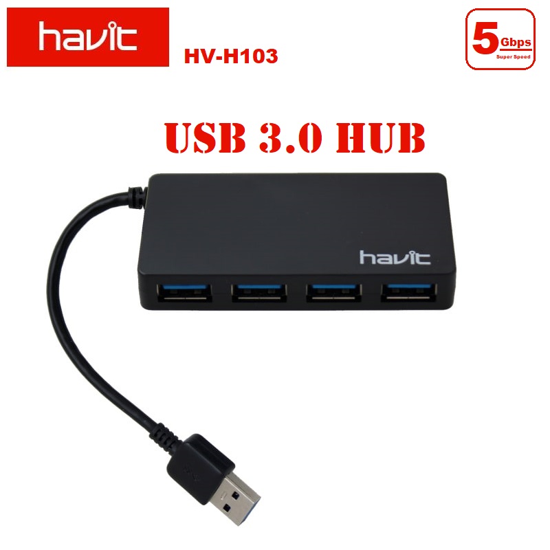 HUB USB PROTECH 3.0 H103 AVEC CABLE 15CM