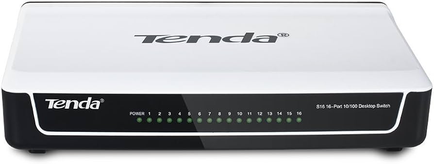 SWITCH TENDA S16 16PORT 10/100