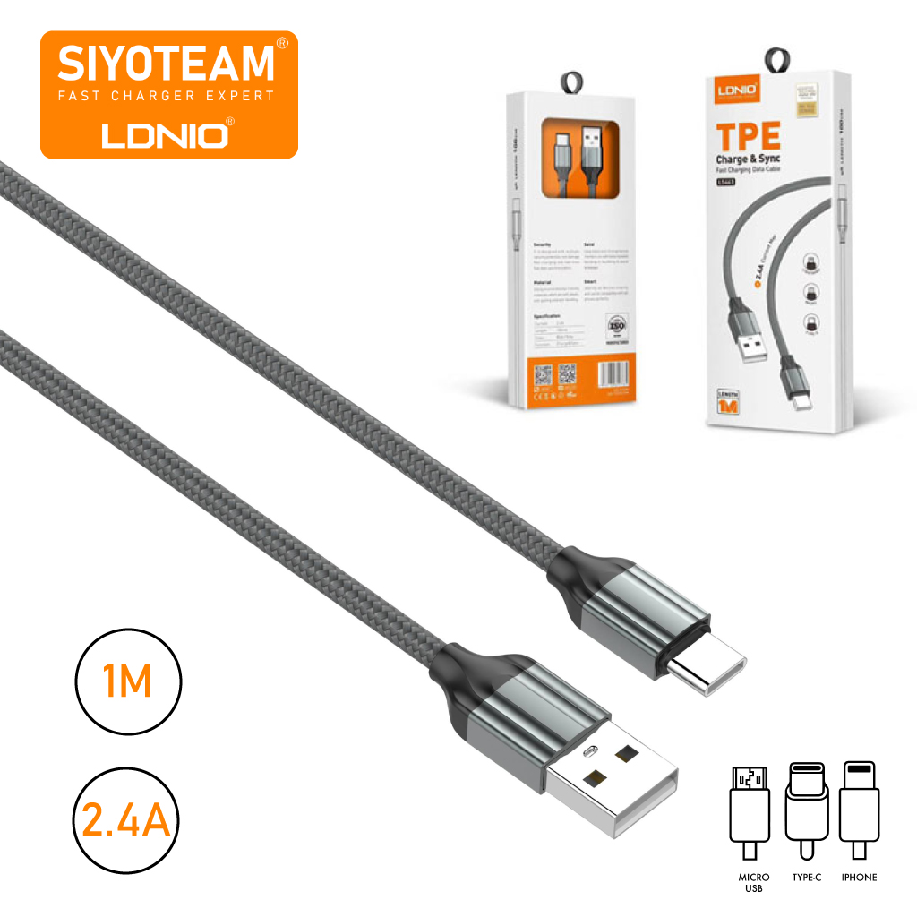 CABLE SIYOTEAM LDINIO LS901 25W USB TO IPHONE