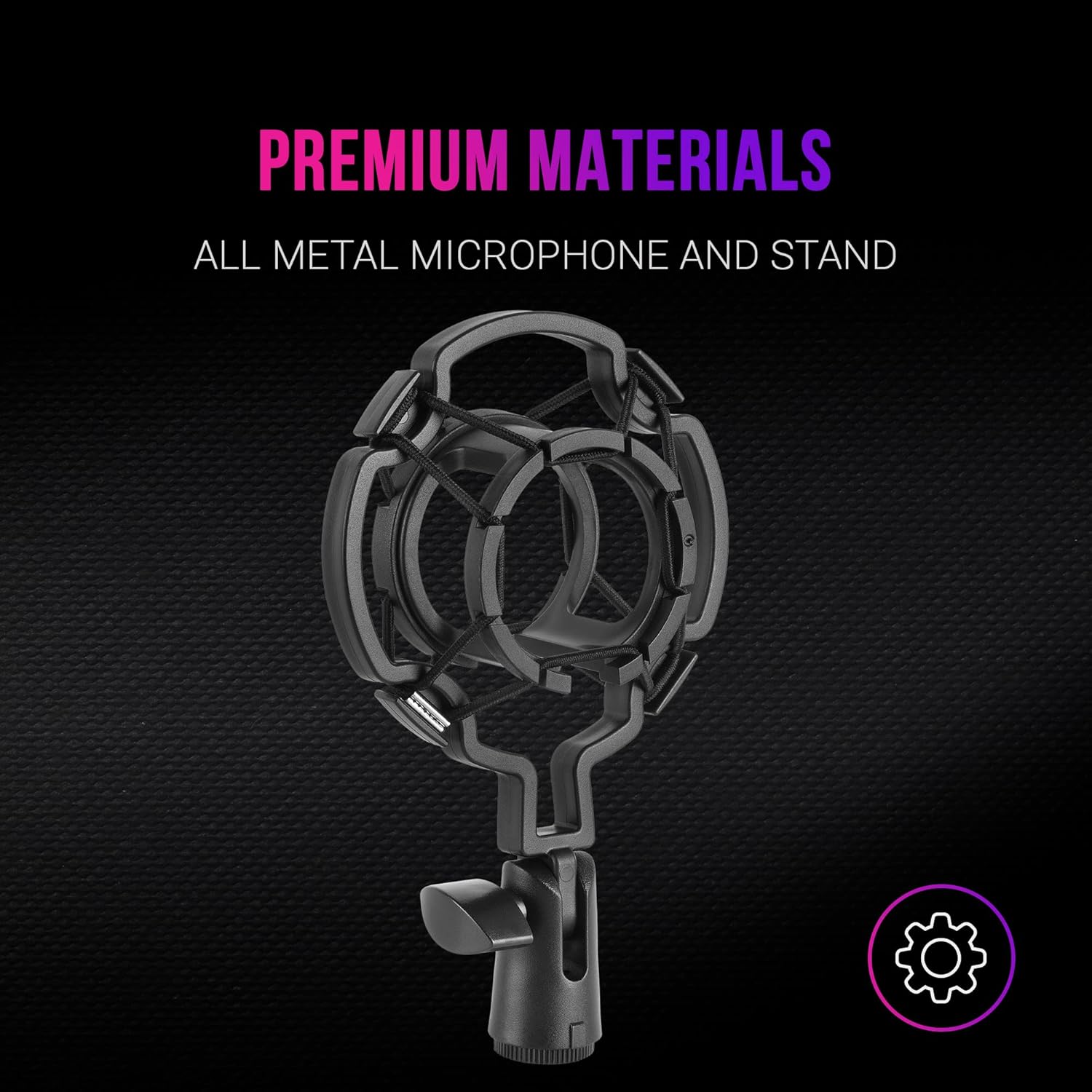 MICROPHONE MARS GAMING MMICPRO BLACK