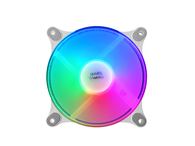 PACK FANS  MARS GAMING MF-DUO WHITE