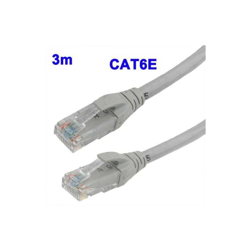 CABLE RESEAUX  CAT 6 3M CAPSYS