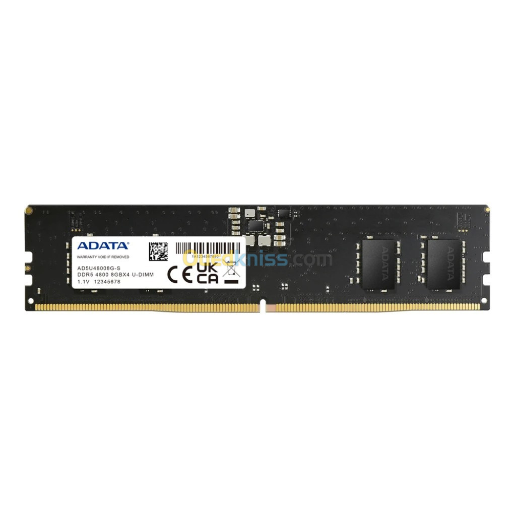 RAM ADATA 8 GB 4800MHZ DDR5 DESKTOP