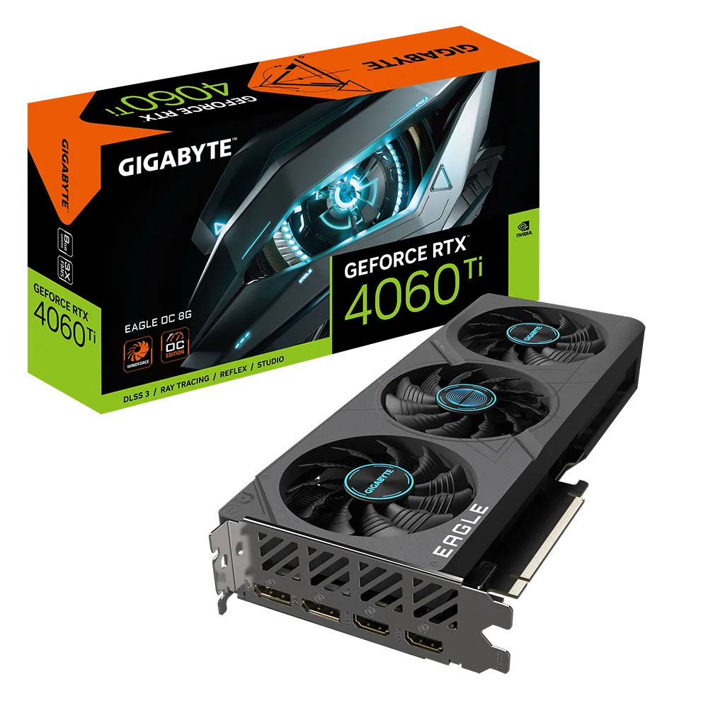 CARTE GRAPHIQUE GIGABYTE RTX 4060 TI EAGLE 8GB OC