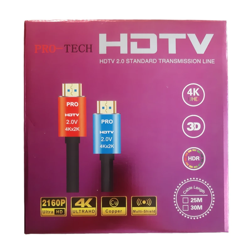 CABLE HDMI PROTECH 30M 4K