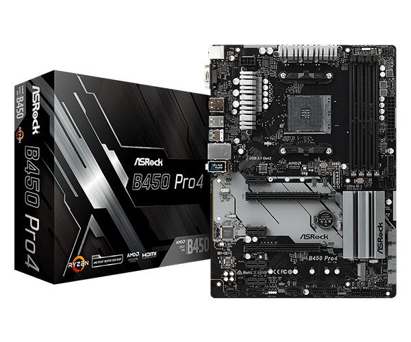 CARTE MERE ASROCK B450 PRO4 DDR4
