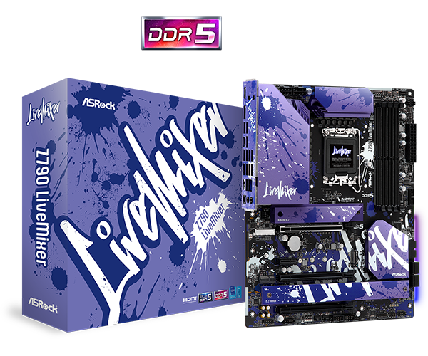 CARTE MERE ASROCK LIVEMIXER Z790 DDR5