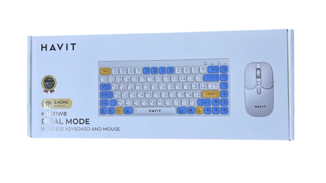 COMBO CLAVIER SOURIS HAVIT KB831WB