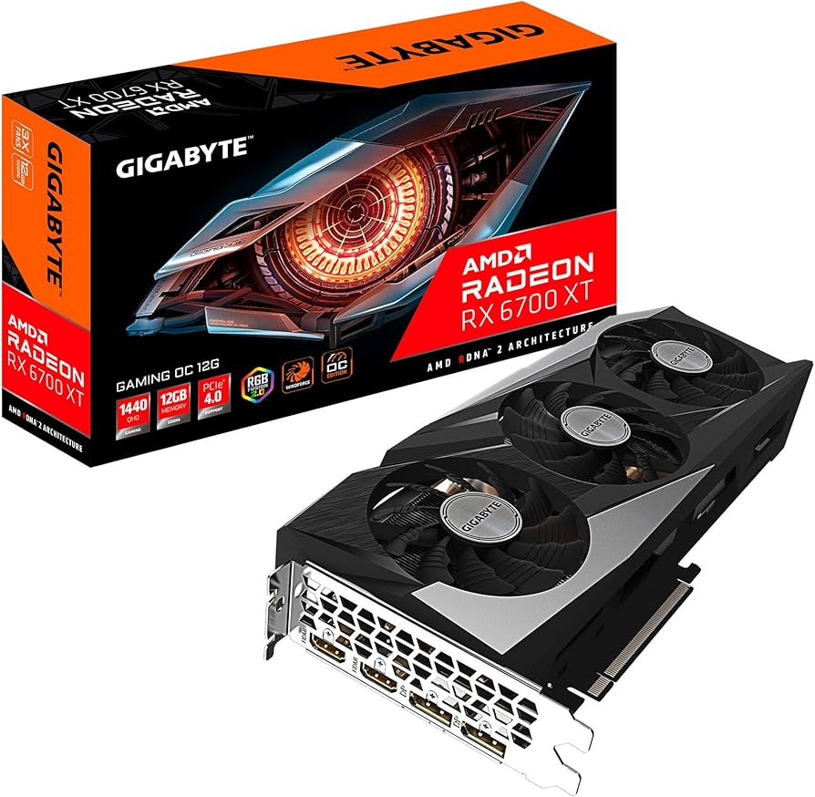 VGA GIGABYTE RX 6700XT 12GB OC OCCASION
