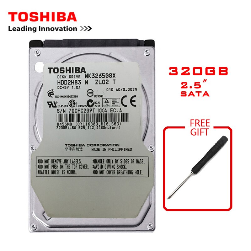 Disque dur HDD 2.5 interne 1TB Toshiba pour pc portable